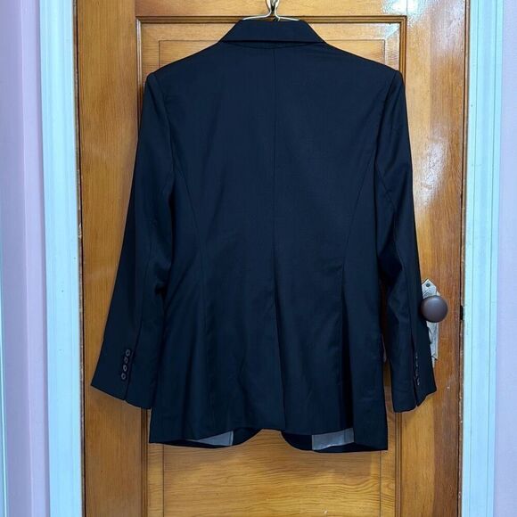 Gurjot New York Black Wool One Button Blazer Women’s US 10 - Picture 4 of 8